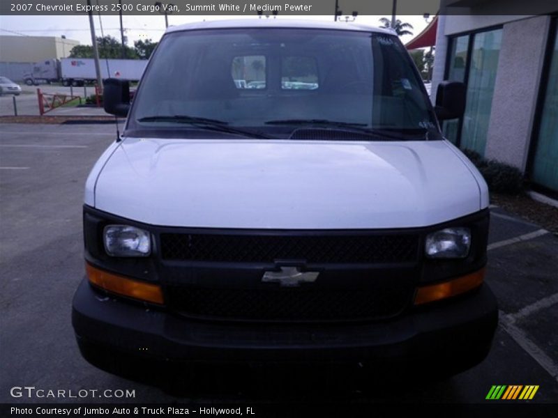 Summit White / Medium Pewter 2007 Chevrolet Express 2500 Cargo Van