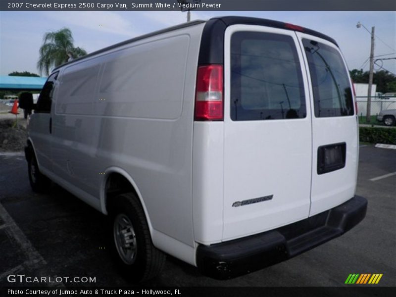 Summit White / Medium Pewter 2007 Chevrolet Express 2500 Cargo Van