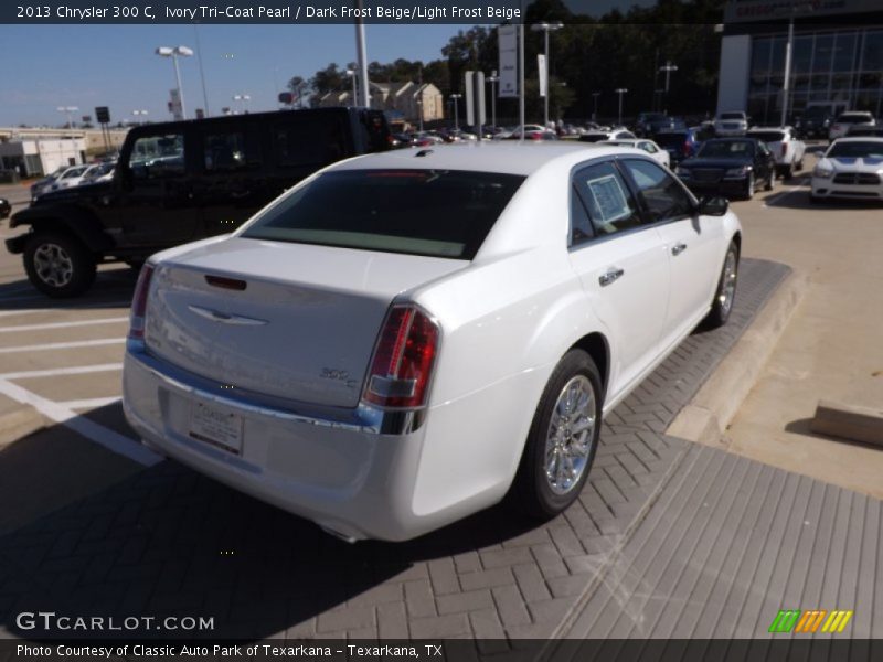 Ivory Tri-Coat Pearl / Dark Frost Beige/Light Frost Beige 2013 Chrysler 300 C