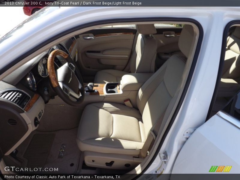 Ivory Tri-Coat Pearl / Dark Frost Beige/Light Frost Beige 2013 Chrysler 300 C