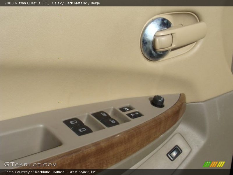 Galaxy Black Metallic / Beige 2008 Nissan Quest 3.5 SL