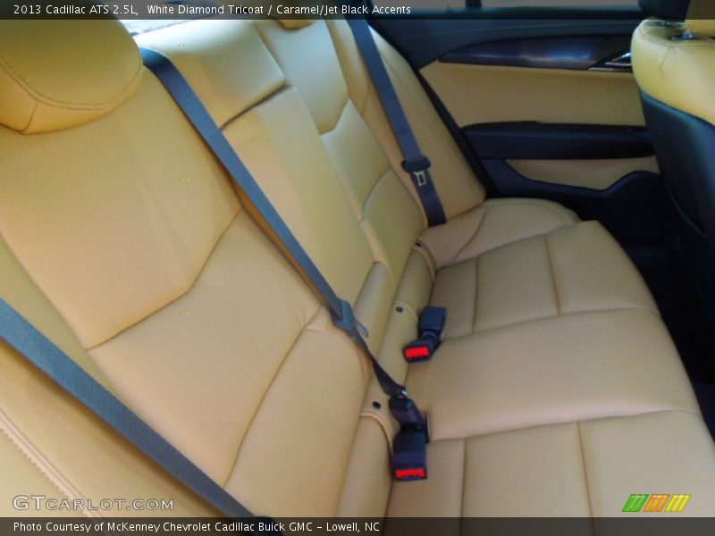 White Diamond Tricoat / Caramel/Jet Black Accents 2013 Cadillac ATS 2.5L