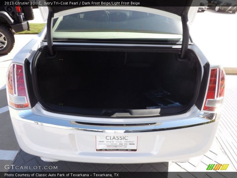 Ivory Tri-Coat Pearl / Dark Frost Beige/Light Frost Beige 2013 Chrysler 300 C