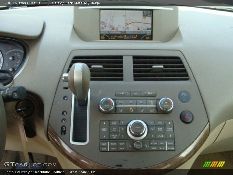 Galaxy Black Metallic / Beige 2008 Nissan Quest 3.5 SL