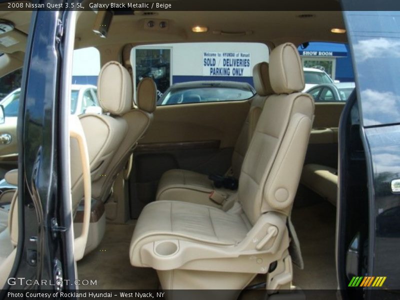 Galaxy Black Metallic / Beige 2008 Nissan Quest 3.5 SL