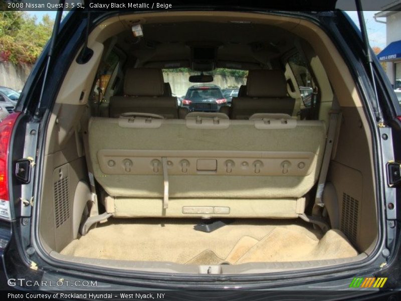 Galaxy Black Metallic / Beige 2008 Nissan Quest 3.5 SL