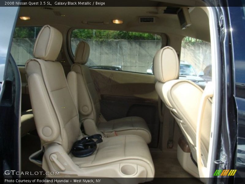 Galaxy Black Metallic / Beige 2008 Nissan Quest 3.5 SL