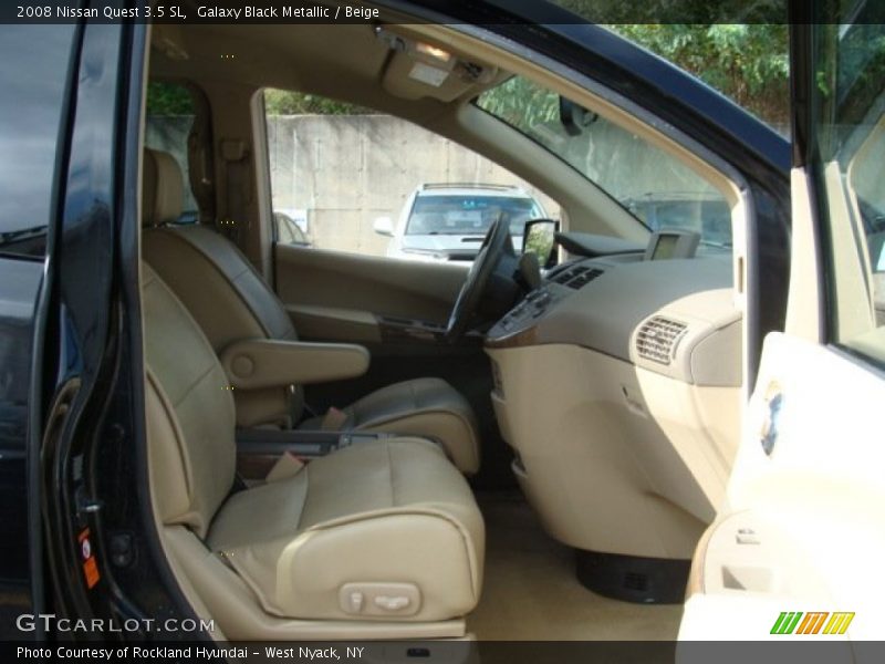 Galaxy Black Metallic / Beige 2008 Nissan Quest 3.5 SL
