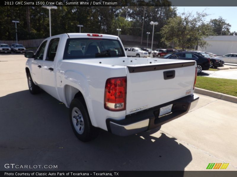 Summit White / Dark Titanium 2013 GMC Sierra 1500 Crew Cab
