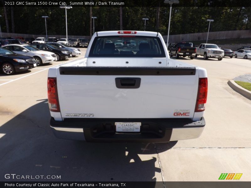 Summit White / Dark Titanium 2013 GMC Sierra 1500 Crew Cab
