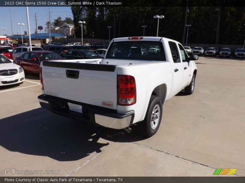 Summit White / Dark Titanium 2013 GMC Sierra 1500 Crew Cab