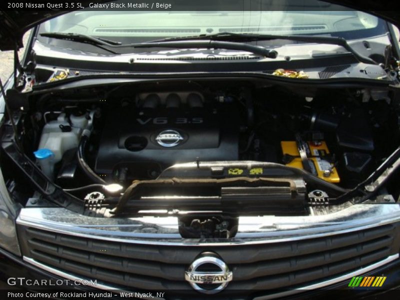 Galaxy Black Metallic / Beige 2008 Nissan Quest 3.5 SL