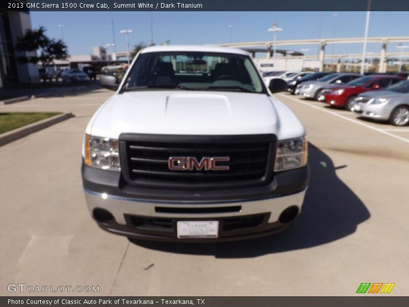 Summit White / Dark Titanium 2013 GMC Sierra 1500 Crew Cab