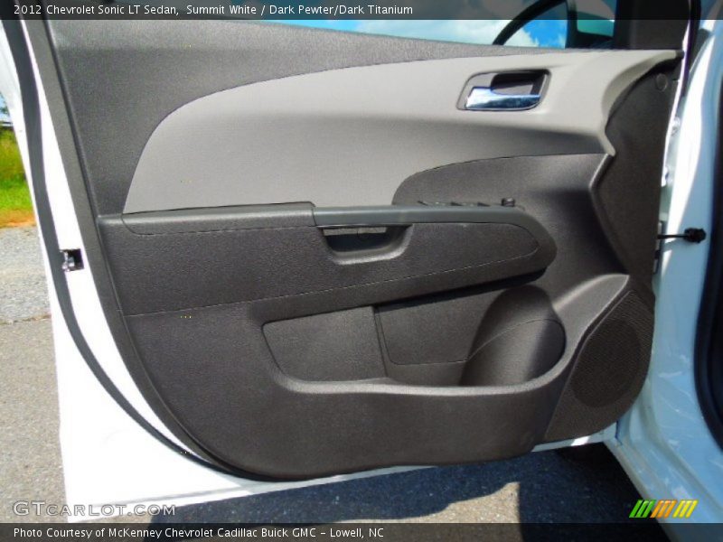 Door Panel of 2012 Sonic LT Sedan