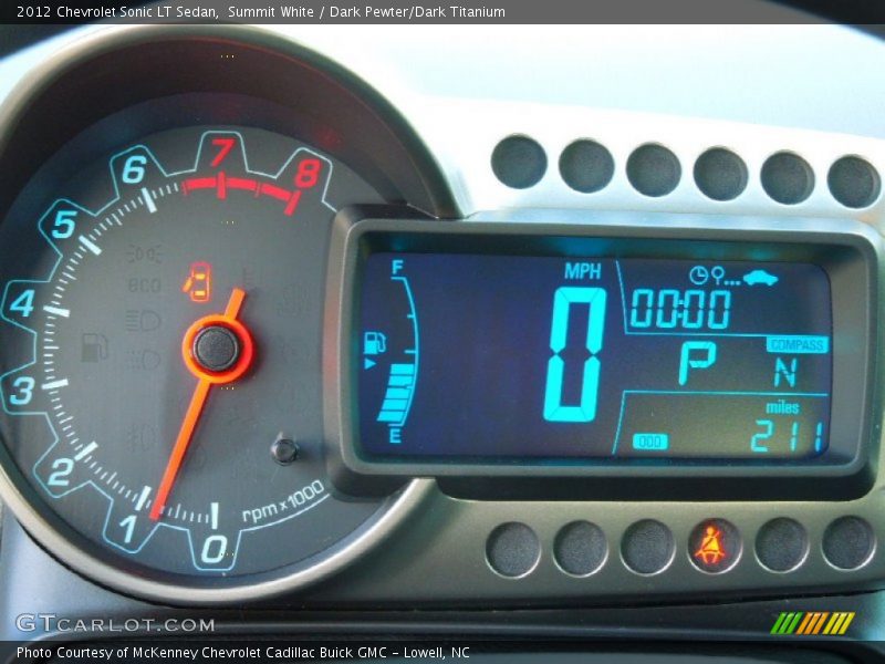  2012 Sonic LT Sedan LT Sedan Gauges
