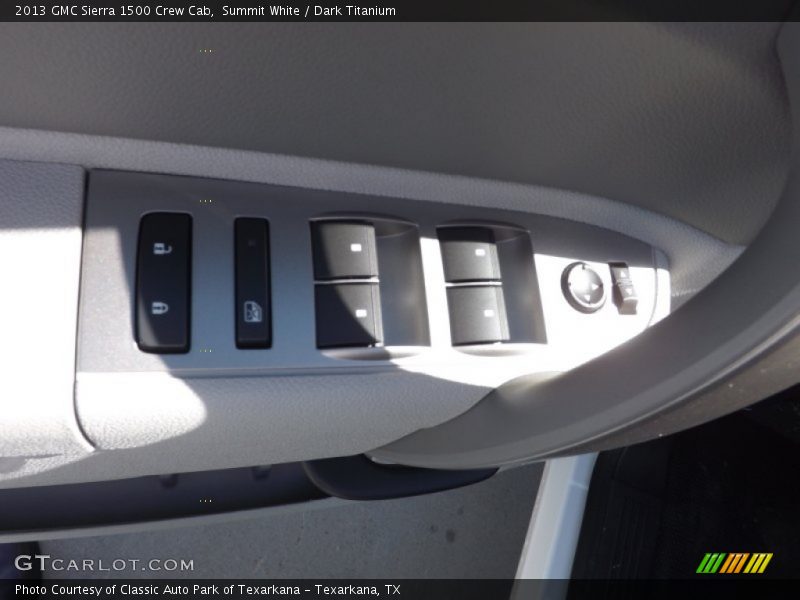 Summit White / Dark Titanium 2013 GMC Sierra 1500 Crew Cab