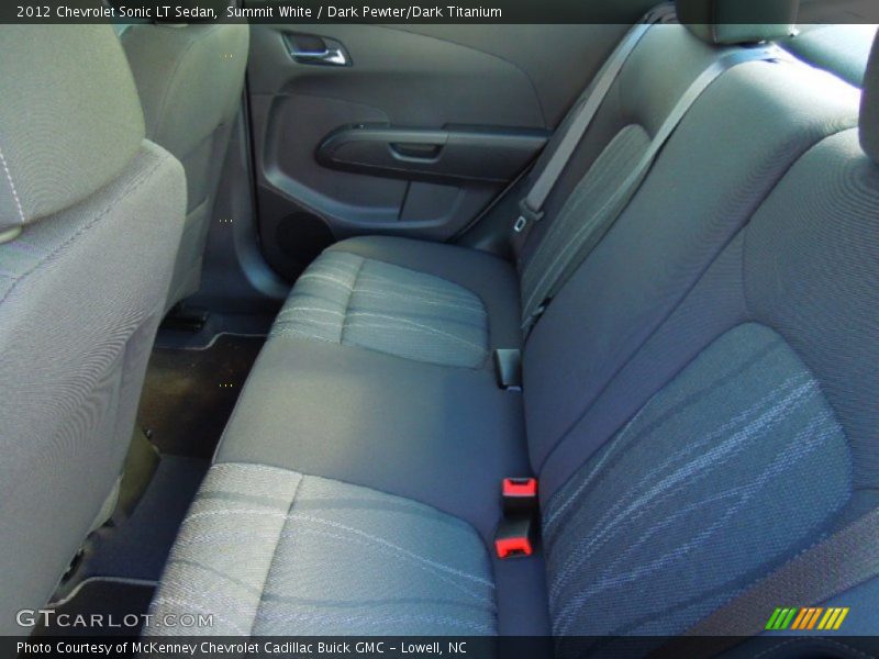 Summit White / Dark Pewter/Dark Titanium 2012 Chevrolet Sonic LT Sedan