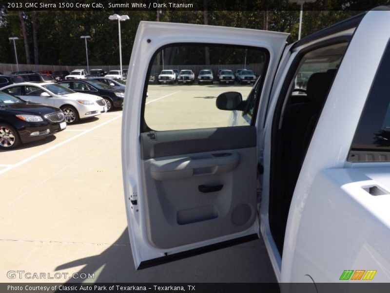 Summit White / Dark Titanium 2013 GMC Sierra 1500 Crew Cab