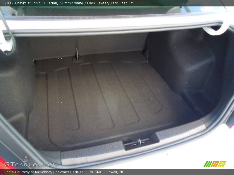  2012 Sonic LT Sedan Trunk