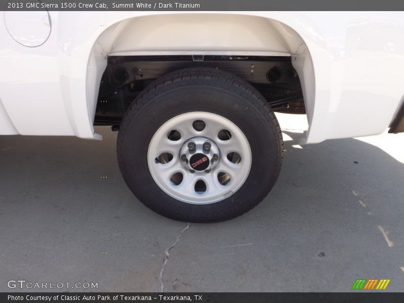 Summit White / Dark Titanium 2013 GMC Sierra 1500 Crew Cab