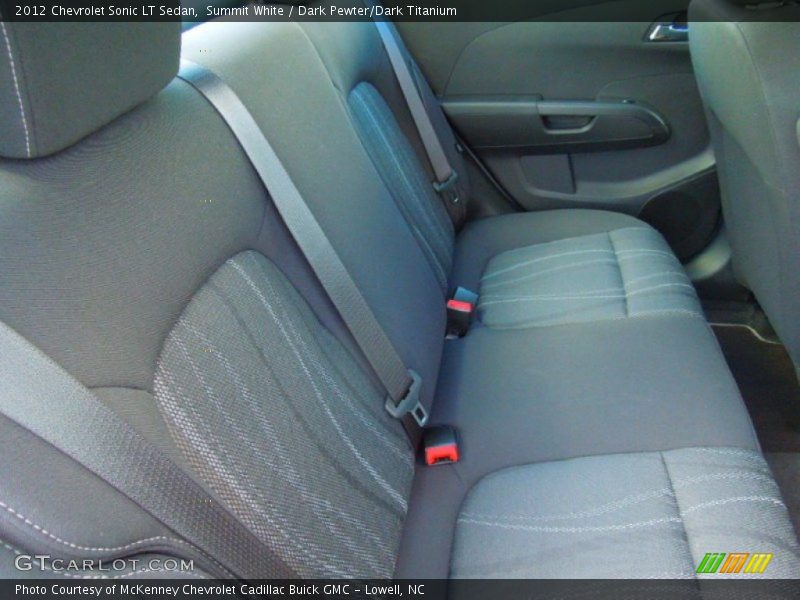 Summit White / Dark Pewter/Dark Titanium 2012 Chevrolet Sonic LT Sedan