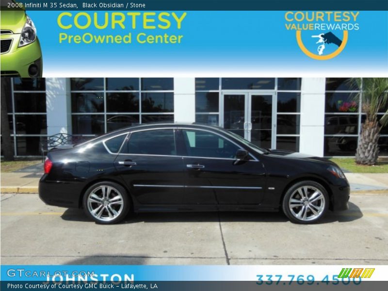 Black Obsidian / Stone 2008 Infiniti M 35 Sedan