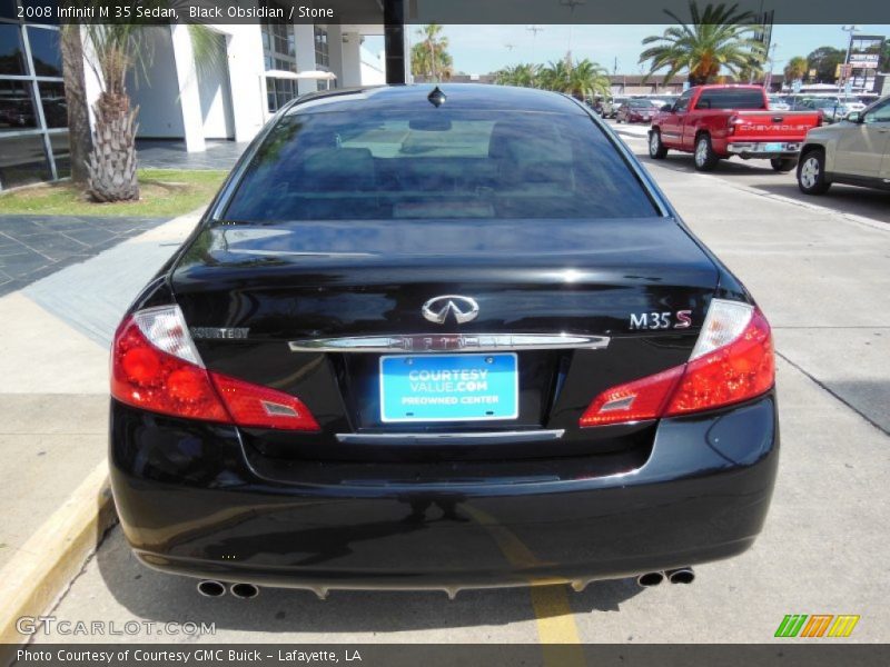 Black Obsidian / Stone 2008 Infiniti M 35 Sedan