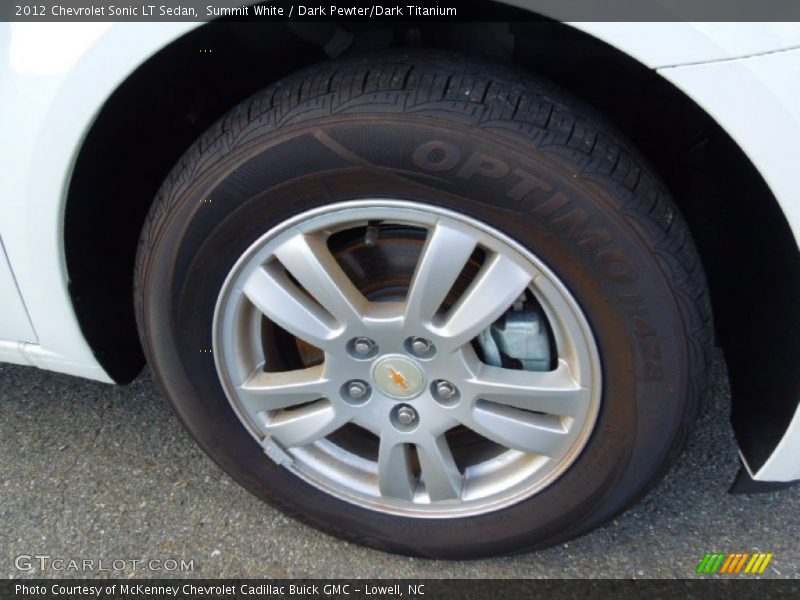  2012 Sonic LT Sedan Wheel