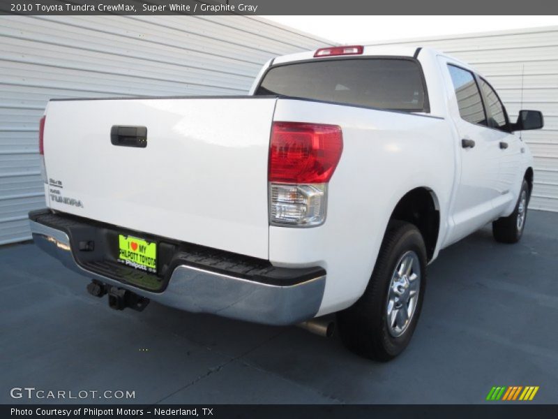 Super White / Graphite Gray 2010 Toyota Tundra CrewMax