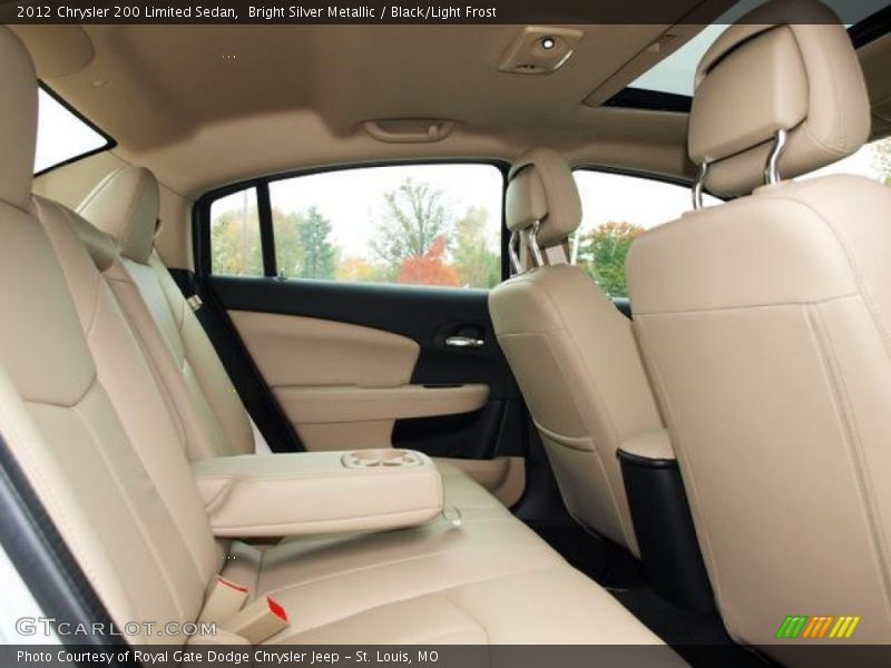 Bright Silver Metallic / Black/Light Frost 2012 Chrysler 200 Limited Sedan