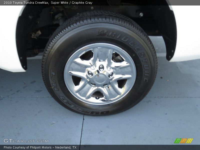 Super White / Graphite Gray 2010 Toyota Tundra CrewMax