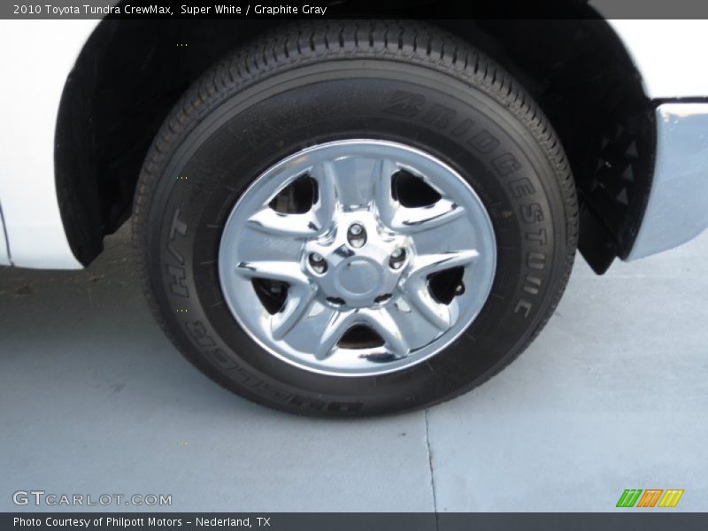 Super White / Graphite Gray 2010 Toyota Tundra CrewMax