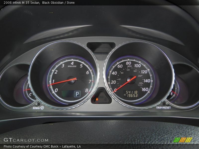 Black Obsidian / Stone 2008 Infiniti M 35 Sedan