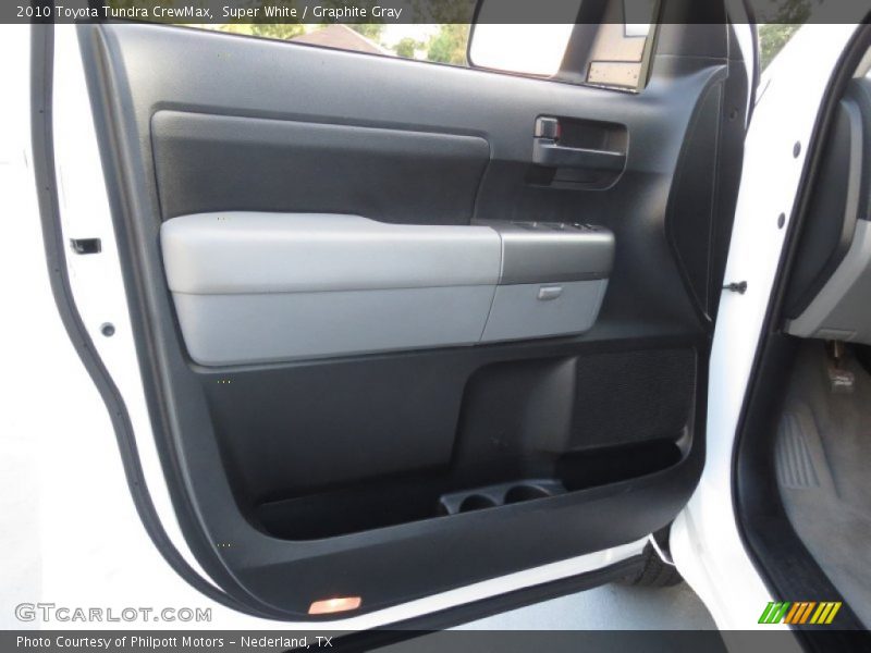 Super White / Graphite Gray 2010 Toyota Tundra CrewMax