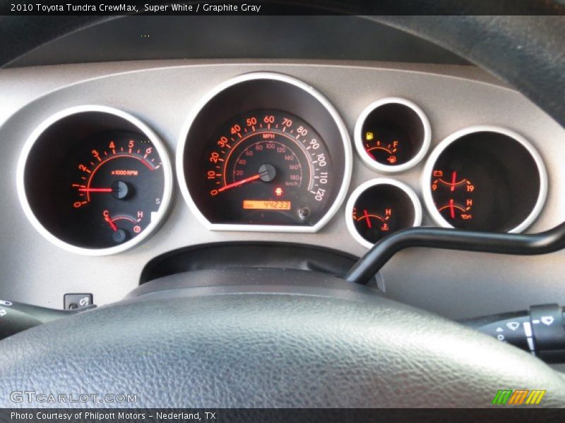 Super White / Graphite Gray 2010 Toyota Tundra CrewMax