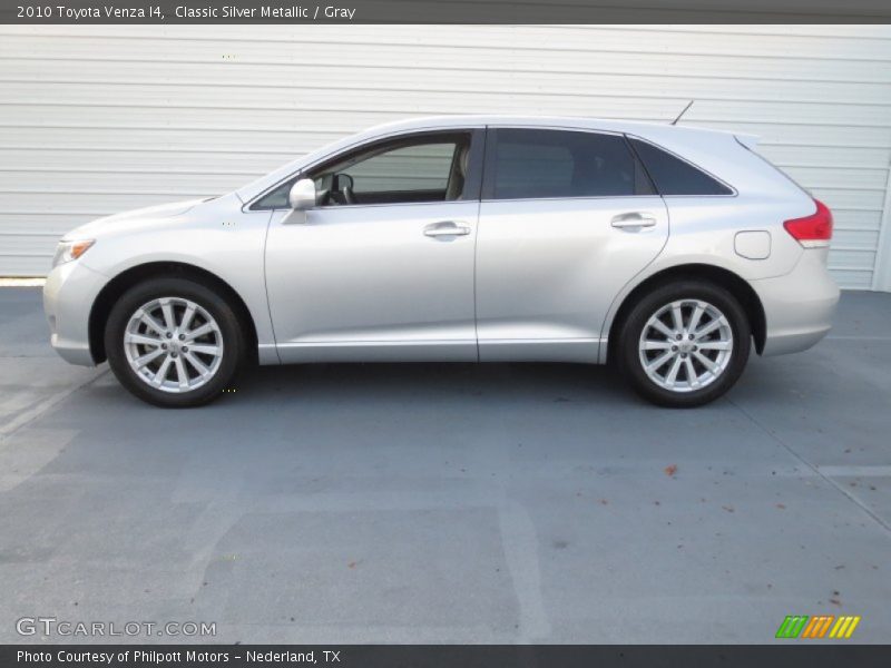 Classic Silver Metallic / Gray 2010 Toyota Venza I4