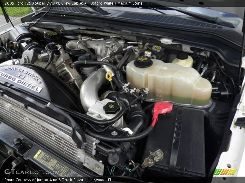 Oxford White / Medium Stone 2009 Ford F250 Super Duty XL Crew Cab 4x4
