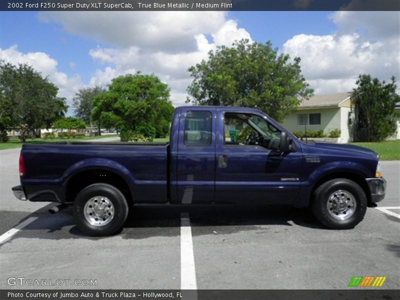  2002 F250 Super Duty XLT SuperCab True Blue Metallic