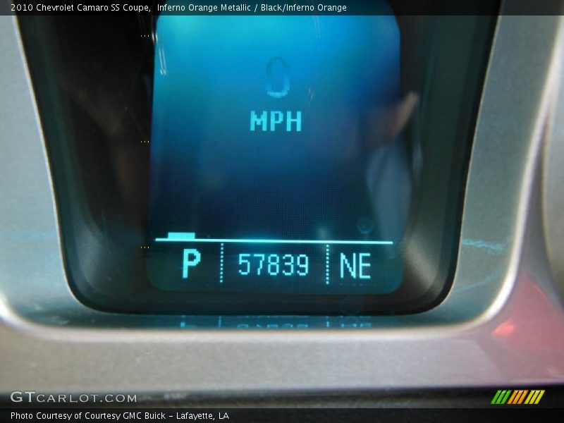 Inferno Orange Metallic / Black/Inferno Orange 2010 Chevrolet Camaro SS Coupe