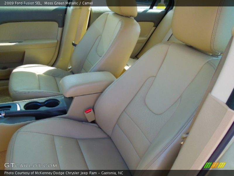 Moss Green Metallic / Camel 2009 Ford Fusion SEL