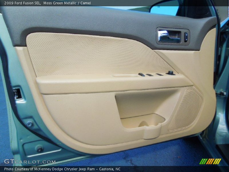 Moss Green Metallic / Camel 2009 Ford Fusion SEL