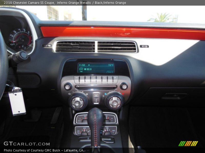 Inferno Orange Metallic / Black/Inferno Orange 2010 Chevrolet Camaro SS Coupe