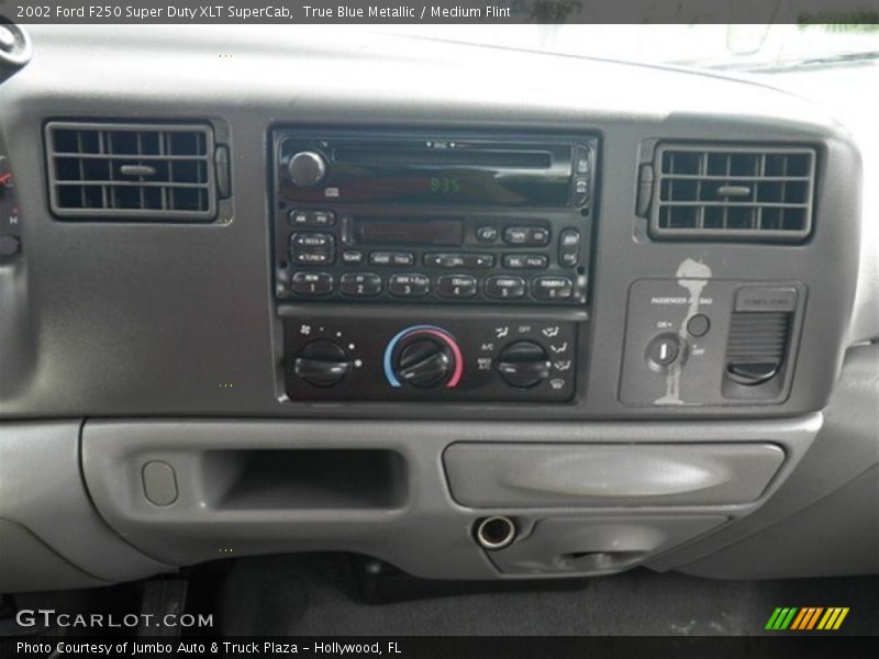True Blue Metallic / Medium Flint 2002 Ford F250 Super Duty XLT SuperCab