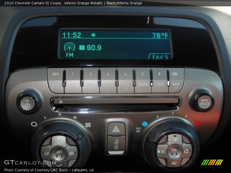 Inferno Orange Metallic / Black/Inferno Orange 2010 Chevrolet Camaro SS Coupe