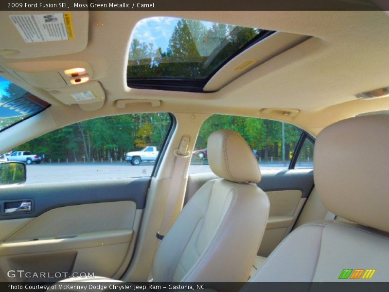 Moss Green Metallic / Camel 2009 Ford Fusion SEL