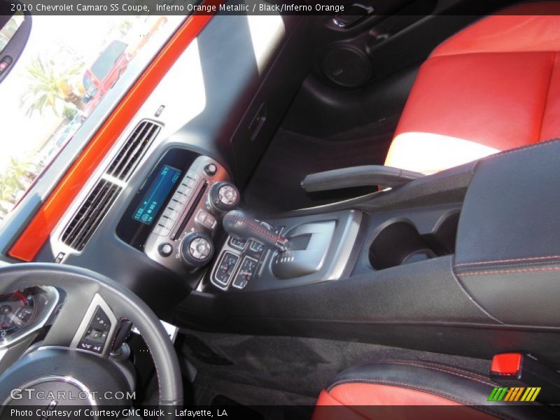 Inferno Orange Metallic / Black/Inferno Orange 2010 Chevrolet Camaro SS Coupe