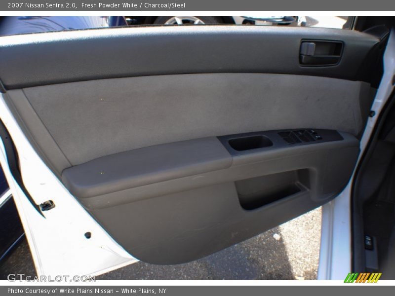 Fresh Powder White / Charcoal/Steel 2007 Nissan Sentra 2.0