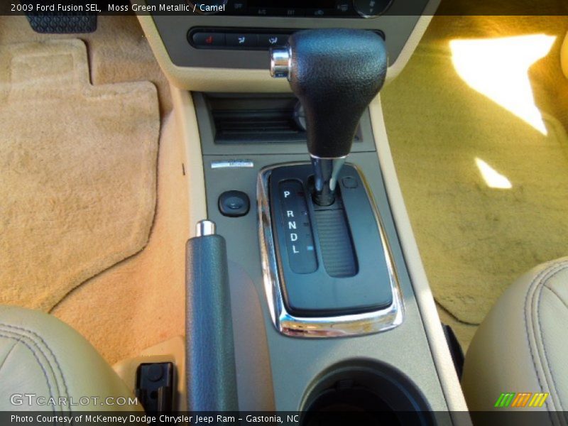 Moss Green Metallic / Camel 2009 Ford Fusion SEL