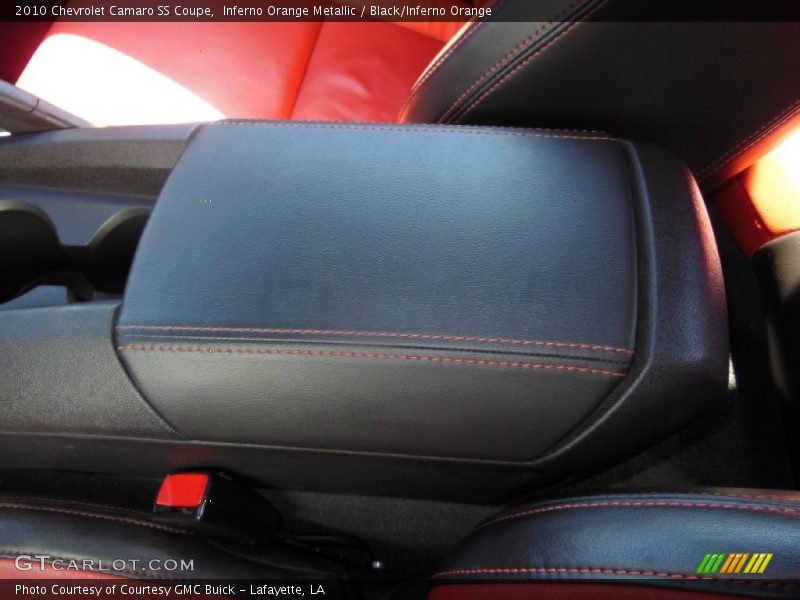 Inferno Orange Metallic / Black/Inferno Orange 2010 Chevrolet Camaro SS Coupe
