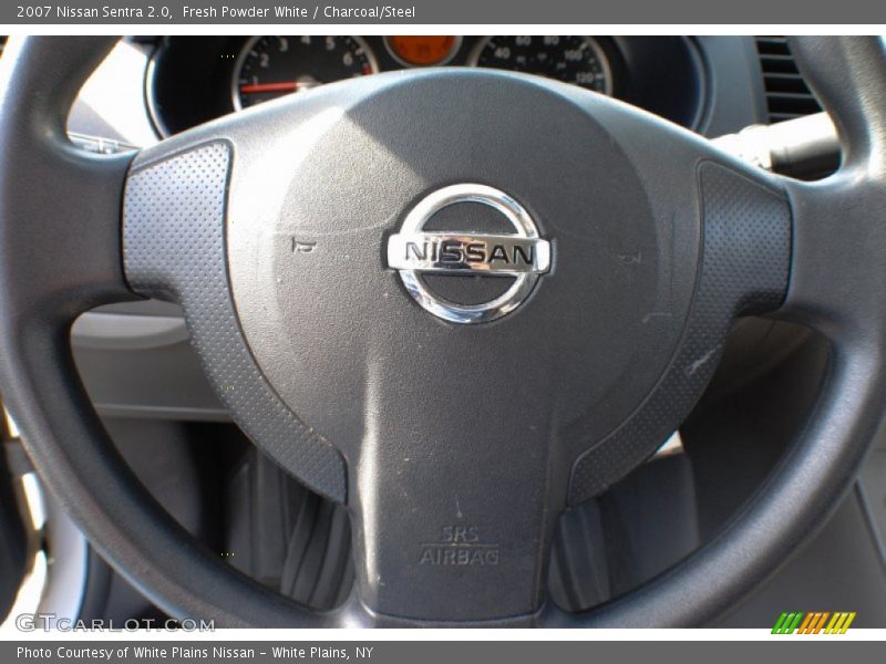 Fresh Powder White / Charcoal/Steel 2007 Nissan Sentra 2.0